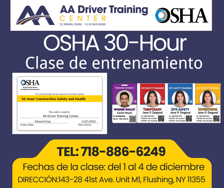 OSHA 30 Hour Clase de entrenamiento